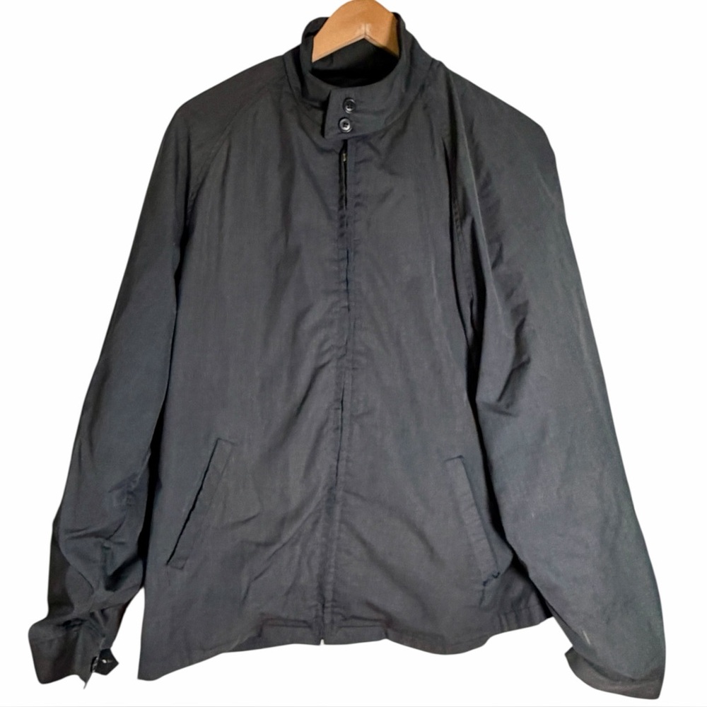Vintage 60s Lakeland Sherpa Lined Harrington Jacket 44L Large Gray‎